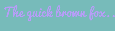 Image with Font Color B69EF7 and Background Color 77BBBA